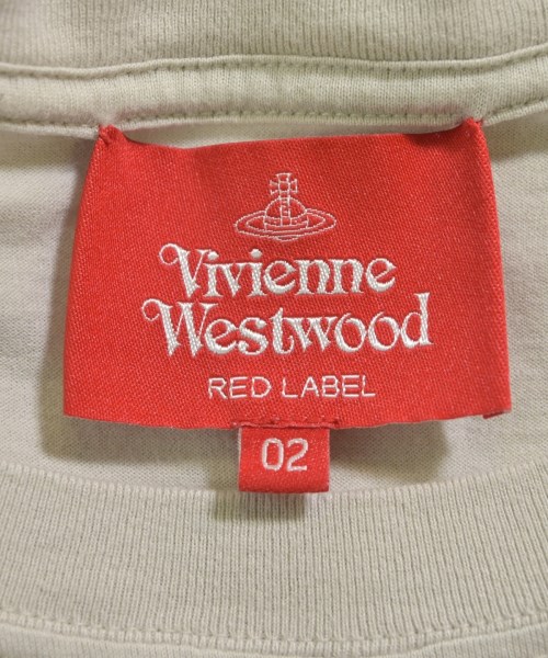 Vivienne Westwood RED LABEL（ヴィヴィアンウエストウッドレッドレーベル）Tシャツ・カットソー ベージュ サイズ:2(M位) レディース/2200611020529