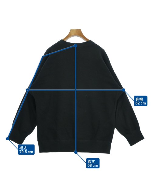 Vivienne Westwood RED LABEL（ヴィヴィアンウエストウッドレッドレーベル）スウェット 黒 サイズ:00(XS位) レディース/2200678203026