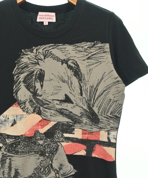 Vivienne Westwood RED LABEL（ヴィヴィアンウエストウッドレッドレーベル）Tシャツ・カットソー 黒 サイズ:2(M位) レディース/2200679921103