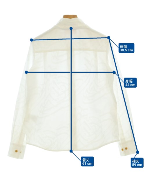 Vivienne Westwood RED LABEL（ヴィヴィアンウエストウッドレッドレーベル）カジュアルシャツ 白 サイズ:2(M位) レディース/2200680158048