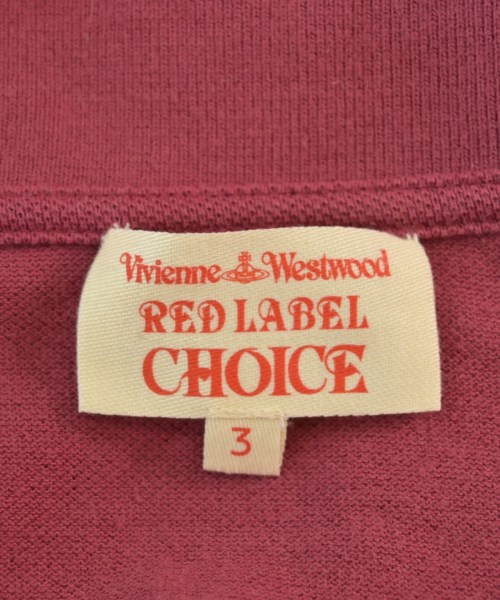 Vivienne Westwood RED LABEL（ヴィヴィアンウエストウッドレッドレーベル）ポロシャツ 赤 サイズ:3(L位) レディース/2200690918274