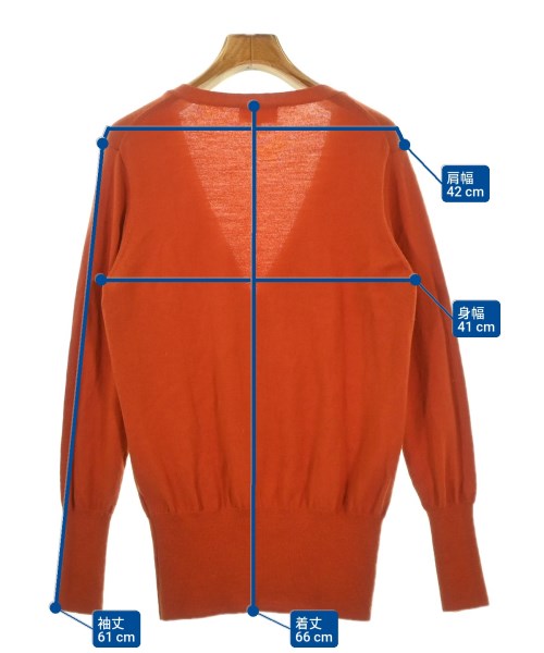 Vivienne Westwood RED LABEL（ヴィヴィアンウエストウッドレッドレーベル）カーディガン オレンジ サイズ:2(M位) レディース/2200690918281