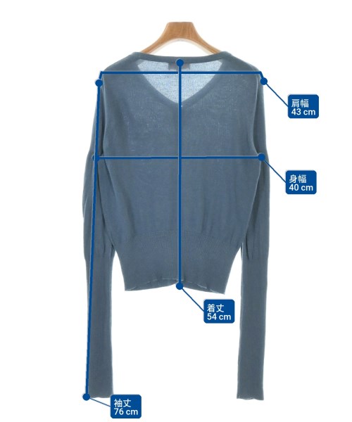 Vivienne Westwood RED LABEL（ヴィヴィアンウエストウッドレッドレーベル）カーディガン 青 サイズ:2(M位) レディース/2200691583037