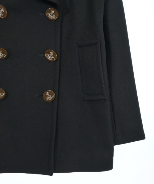 Vivienne Westwood RED LABEL（ヴィヴィアンウエストウッドレッドレーベル）ピーコート 黒 サイズ:3(L位) レディース/2200698679016