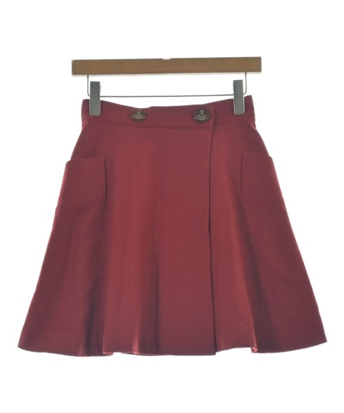 Vivienne Westwood RED LABEL(ヴィヴィアンウエストウッドレッドレーベル)ミニスカート 赤 サイズ:2(M位)/2200697886040