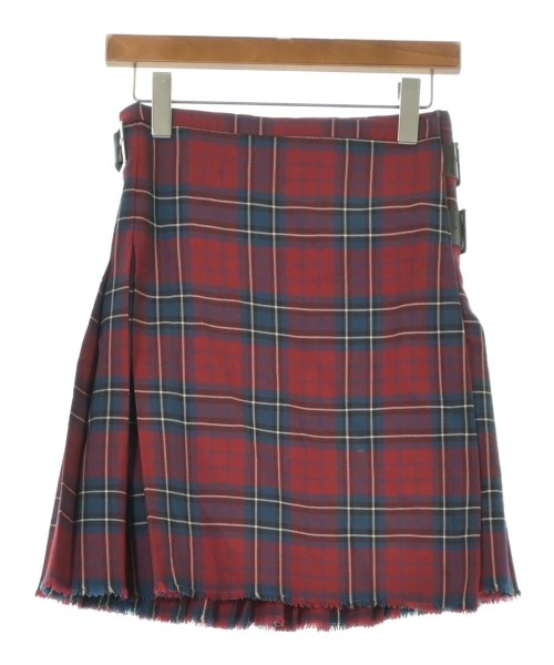 Vivienne Westwood RED LABEL(ヴィヴィアンウエストウッドレッドレーベル)ひざ丈スカート 赤 サイズ:1(S位)/2200697886088