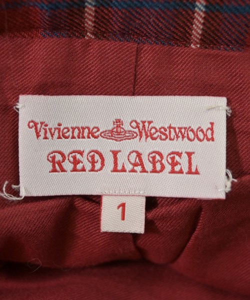 Vivienne Westwood RED LABEL（ヴィヴィアンウエストウッドレッドレーベル）ひざ丈スカート 赤 サイズ:1(S位) レディース/2200697886088
