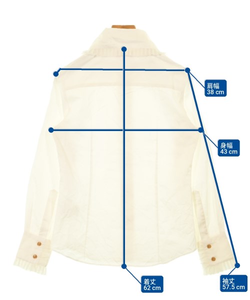 Vivienne Westwood RED LABEL（ヴィヴィアンウエストウッドレッドレーベル）ブラウス 白 サイズ:2(M位) レディース/2200698754089