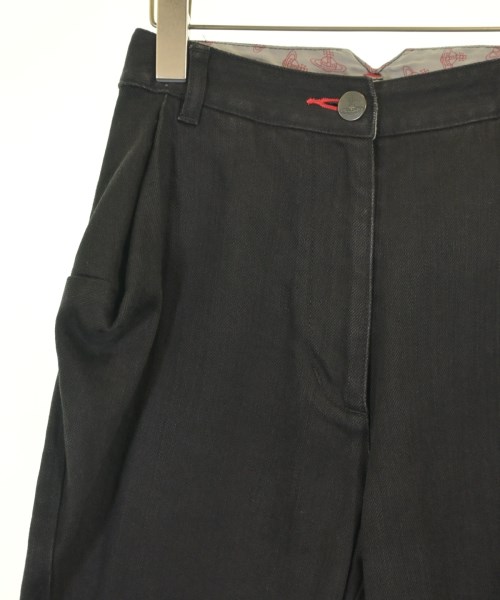 Vivienne Westwood RED LABEL（ヴィヴィアンウエストウッドレッドレーベル）デニムパンツ 黒 サイズ:1(S位) レディース/2200698754096