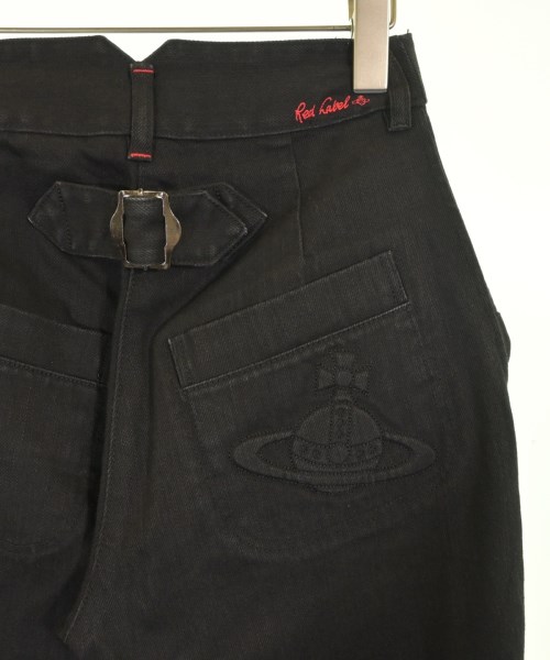 Vivienne Westwood RED LABEL（ヴィヴィアンウエストウッドレッドレーベル）デニムパンツ 黒 サイズ:1(S位) レディース/2200698754096