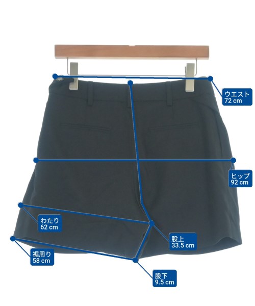 Vivienne Westwood RED LABEL（ヴィヴィアンウエストウッドレッドレーベル）ショートパンツ 黒 サイズ:2(M位) レディース/2200646826127