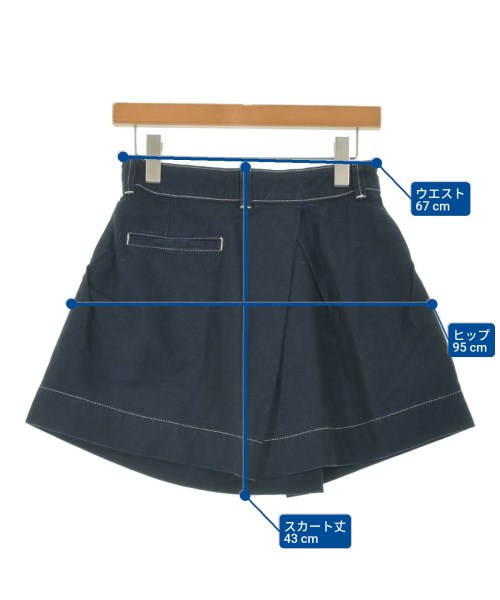 Vivienne Westwood RED LABEL（ヴィヴィアンウエストウッドレッドレーベル）ミニスカート 紺 サイズ:2(M位) レディース/2200646826165