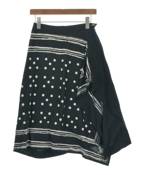 Vivienne Westwood RED LABEL(ヴィヴィアンウエストウッドレッドレーベル)ひざ丈スカート 黒 サイズ:2(M位)/2200653332123