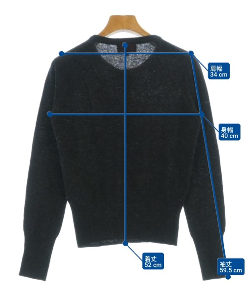 Vivienne Westwood RED LABEL（ヴィヴィアンウエストウッドレッドレーベル）カーディガン 黒 サイズ:1(S位) レディース/2200707722214