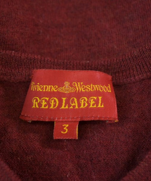 Vivienne Westwood RED LABEL（ヴィヴィアンウエストウッドレッドレーベル）カーディガン 赤 サイズ:3(L位) レディース/2200707722221