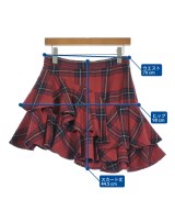 Vivienne Westwood RED LABEL（ヴィヴィアンウエストウッドレッドレーベル）ミニスカート 赤 サイズ:3(L位) レディース/2200641663079