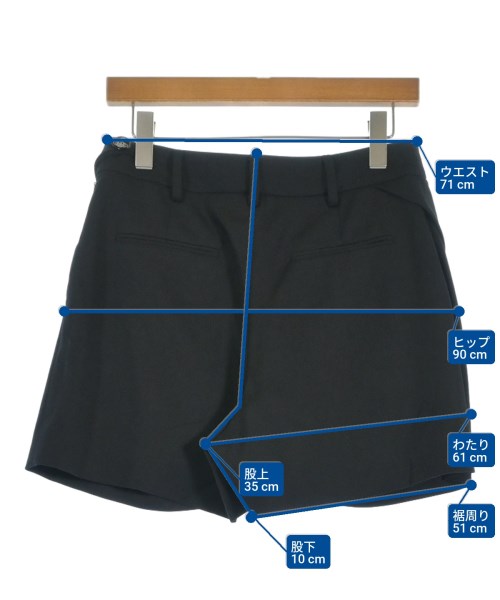 Vivienne Westwood RED LABEL（ヴィヴィアンウエストウッドレッドレーベル）ショートパンツ 黒 サイズ:2(M位) レディース/2200641663086