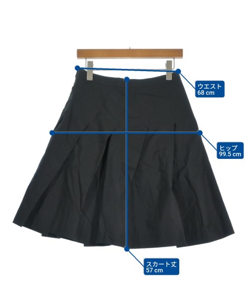 Vivienne Westwood RED LABEL（ヴィヴィアンウエストウッドレッドレーベル）ひざ丈スカート 黒 サイズ:3(L位) レディース/2200641663093