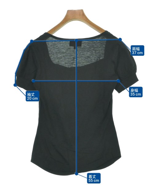Vivienne Westwood RED LABEL（ヴィヴィアンウエストウッドレッドレーベル）Tシャツ・カットソー 黒 サイズ:1(S位) レディース/2200649972180