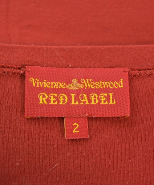 Vivienne Westwood RED LABEL（ヴィヴィアンウエストウッドレッドレーベル）Tシャツ・カットソー 赤 サイズ:2(M位) レディース/2200649972203