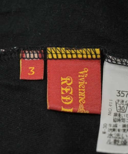 Vivienne Westwood RED LABEL（ヴィヴィアンウエストウッドレッドレーベル）Tシャツ・カットソー 黒 サイズ:3(L位) レディース/2200706702095