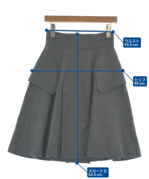 Vivienne Westwood RED LABEL（ヴィヴィアンウエストウッドレッドレーベル）ロング・マキシ丈スカート グレー サイズ:2(M位) レディース/2200663444014