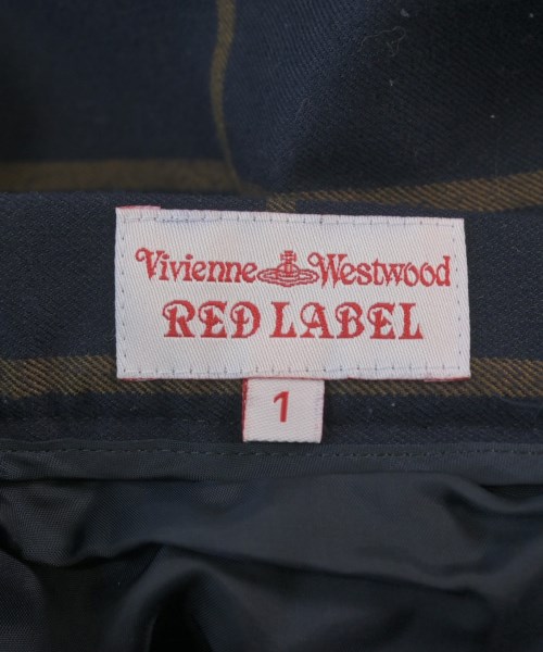 Vivienne Westwood RED LABEL（ヴィヴィアンウエストウッドレッドレーベル）ひざ丈スカート 紺 サイズ:1(S位) レディース/2200663444021