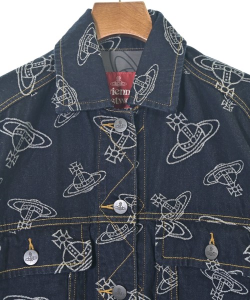 Vivienne Westwood RED LABEL（ヴィヴィアンウエストウッドレッドレーベル）デニムジャケット 紺 サイズ:01(S位) レディース/2200732671020