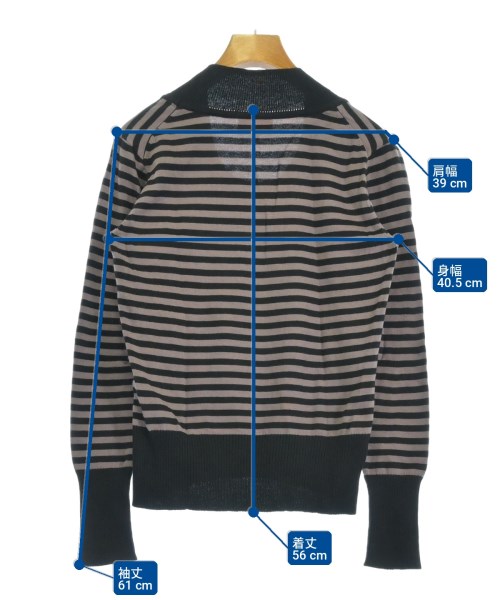 Vivienne Westwood RED LABEL（ヴィヴィアンウエストウッドレッドレーベル）ニット・セーター 黒 サイズ:3(L位) レディース/2200732671051