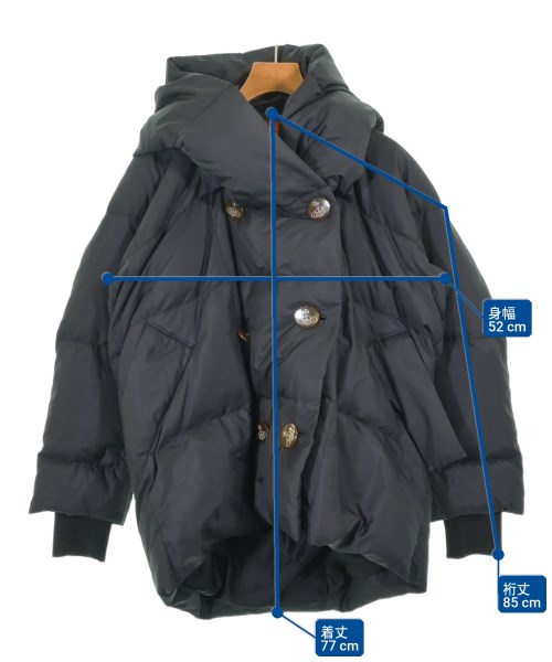Vivienne Westwood RED LABEL（ヴィヴィアンウエストウッドレッドレーベル）ダウンコート 黒 サイズ:2(M位) レディース/2200733305016