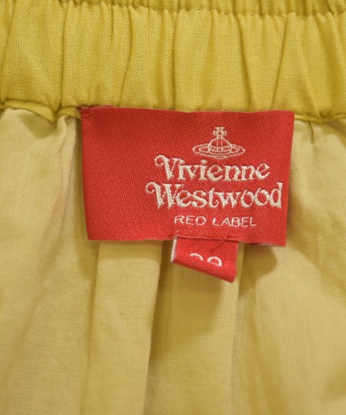 Vivienne Westwood RED LABEL（ヴィヴィアンウエストウッドレッドレーベル）ひざ丈スカート 黄 サイズ:M レディース/2200733719158