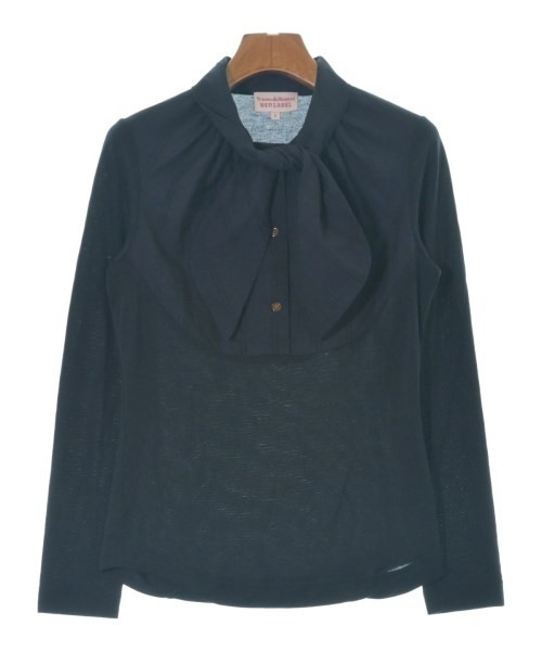 Vivienne Westwood RED LABEL(ヴィヴィアンウエストウッドレッドレーベル)ブラウス 紺 サイズ:2(M位)/2200684192031