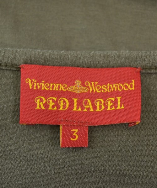Vivienne Westwood RED LABEL（ヴィヴィアンウエストウッドレッドレーベル）Tシャツ・カットソー カーキ サイズ:3(L位) レディース/2200684327020