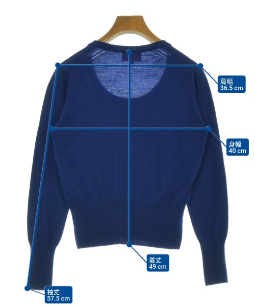 Vivienne Westwood RED LABEL（ヴィヴィアンウエストウッドレッドレーベル）ニット・セーター 青 サイズ:2(M位) レディース/2200684768014