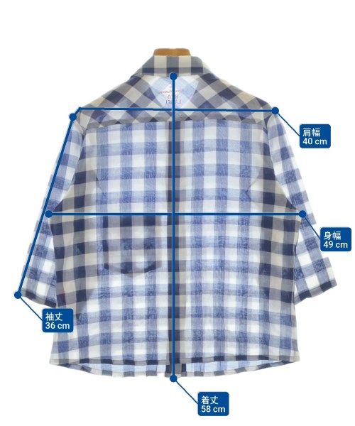 Vivienne Westwood RED LABEL（ヴィヴィアンウエストウッドレッドレーベル）カジュアルシャツ 紺 サイズ:3(L位) レディース/2200685241035