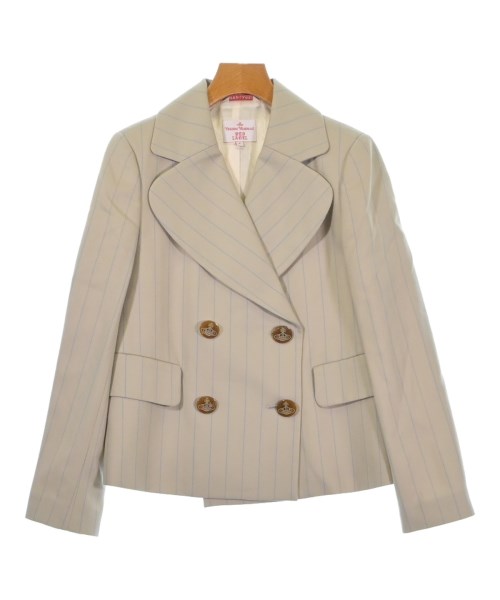 Vivienne Westwood RED LABEL(ヴィヴィアンウエストウッドレッドレーベル)ジャケット ベージュ サイズ:2(M位)/2200685275016