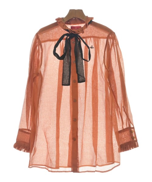 Vivienne Westwood RED LABEL(ヴィヴィアンウエストウッドレッドレーベル)ブラウス オレンジ サイズ:00(XS位)/2200685850015