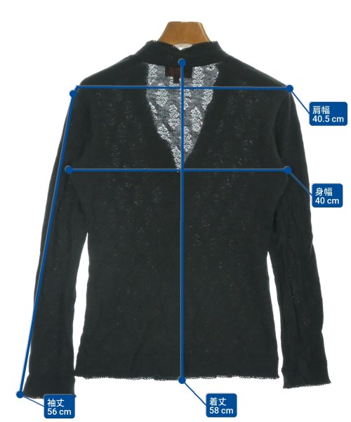 Vivienne Westwood RED LABEL（ヴィヴィアンウエストウッドレッドレーベル）カーディガン 黒 サイズ:3(L位) レディース/2200686657019
