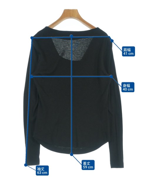 Vivienne Westwood RED LABEL（ヴィヴィアンウエストウッドレッドレーベル）Tシャツ・カットソー 黒 サイズ:3(L位) レディース/2200687646029