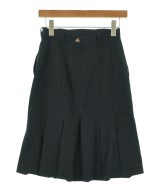 Vivienne Westwood RED LABEL（ヴィヴィアンウエストウッドレッドレーベル）ひざ丈スカート 紺 サイズ:3(L位) レディース/2200687646074