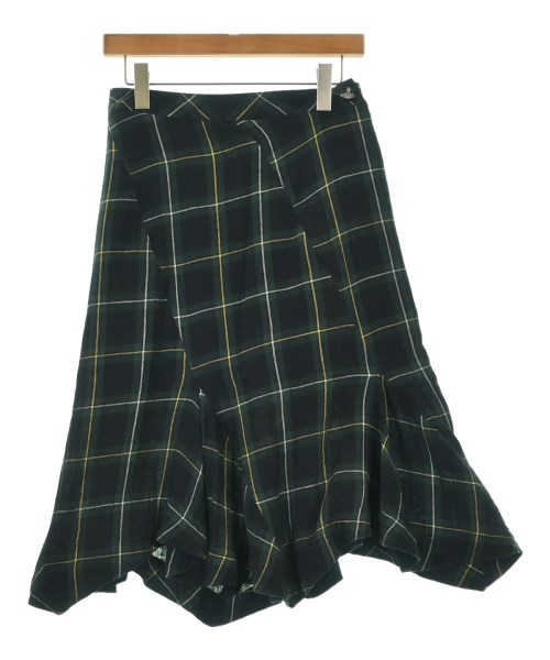 Vivienne Westwood RED LABEL（ヴィヴィアンウエストウッドレッドレーベル）ひざ丈スカート 緑 サイズ:3(L位) レディース/2200687646081