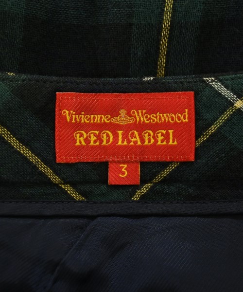 Vivienne Westwood RED LABEL（ヴィヴィアンウエストウッドレッドレーベル）ひざ丈スカート 緑 サイズ:3(L位) レディース/2200687646081