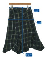 Vivienne Westwood RED LABEL（ヴィヴィアンウエストウッドレッドレーベル）ひざ丈スカート 緑 サイズ:3(L位) レディース/2200687646081