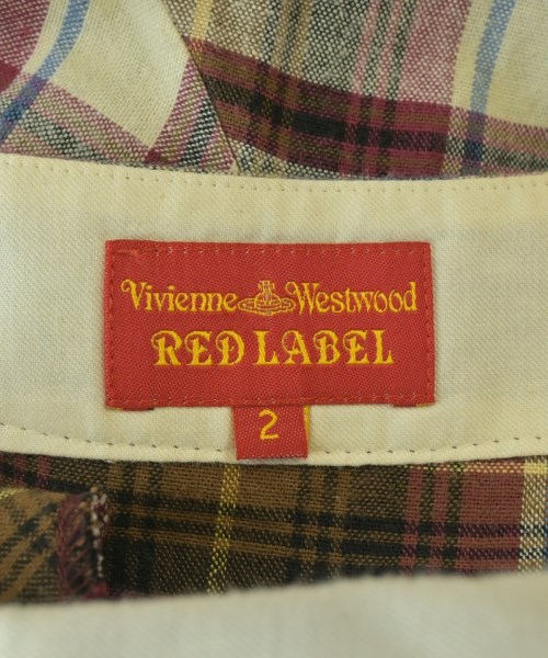 Vivienne Westwood RED LABEL（ヴィヴィアンウエストウッドレッドレーベル）ひざ丈スカート 赤 サイズ:2(M位) レディース/2200688282073
