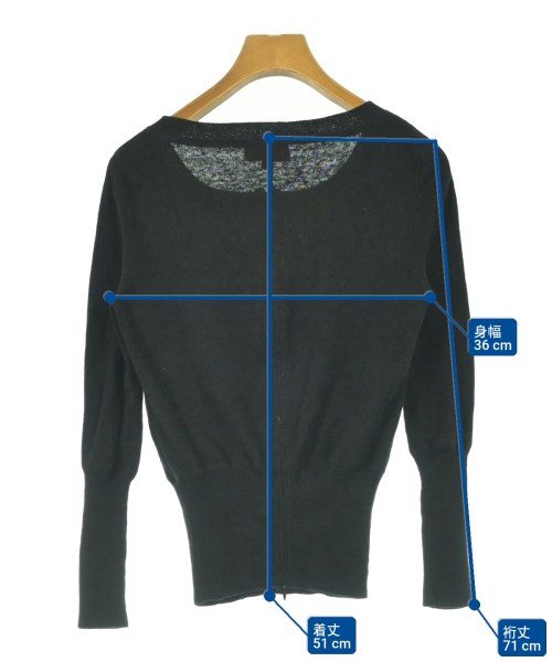 Vivienne Westwood RED LABEL（ヴィヴィアンウエストウッドレッドレーベル）ニット・セーター 黒 サイズ:2(M位) レディース/2200689097010