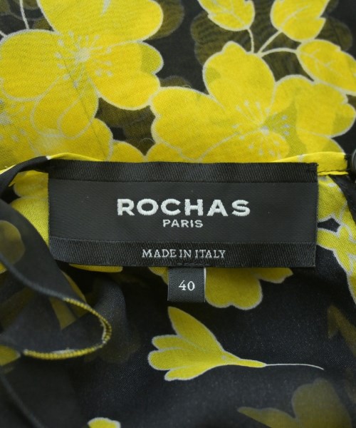 ROCHAS（ロシャス）カジュアルシャツ 黒 サイズ:40(M位) レディース/2200594035060