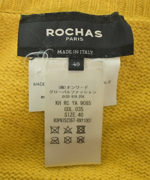 ROCHAS（ロシャス）ニット・セーター 黄 サイズ:40(M位) レディース/2200622692043
