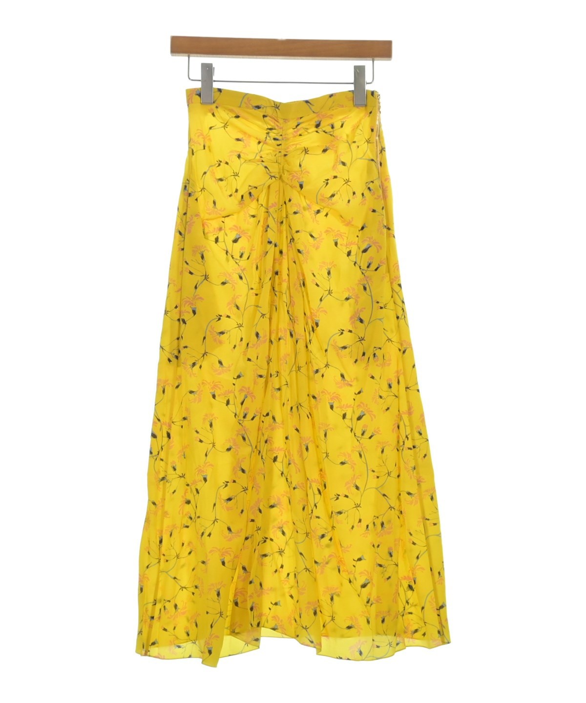 ROCHAS ロシャス シルクスカート ロシャス ROCHAS スカート グリーン