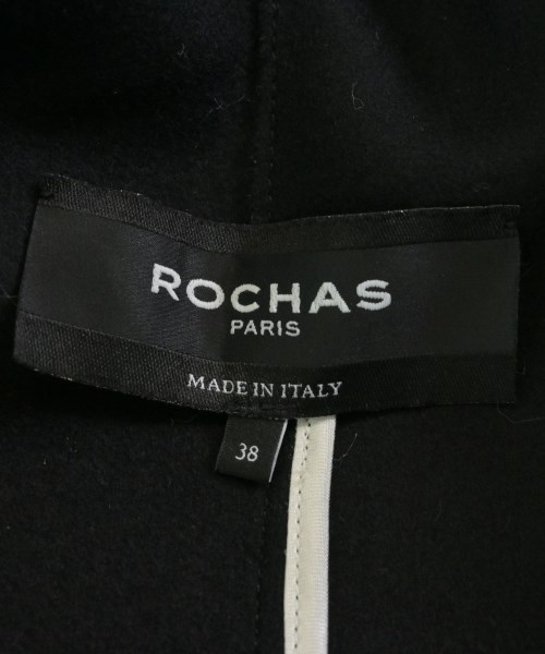ROCHAS（ロシャス）ジャケット 黒 サイズ:38(S位) レディース/2200615499093