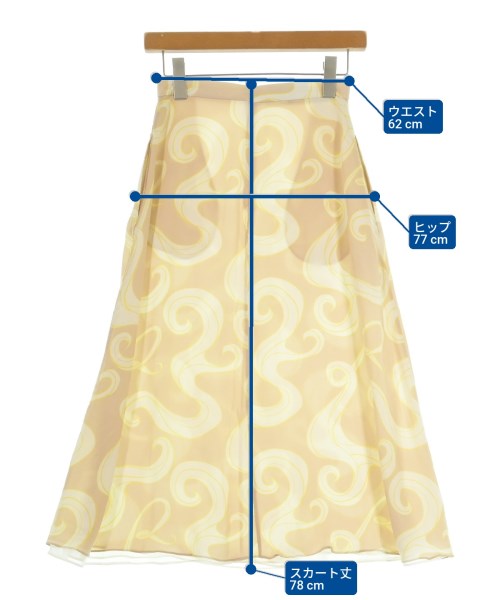 ROCHAS（ロシャス）ロング・マキシ丈スカート ベージュ サイズ:38(S位) レディース/2200619495046